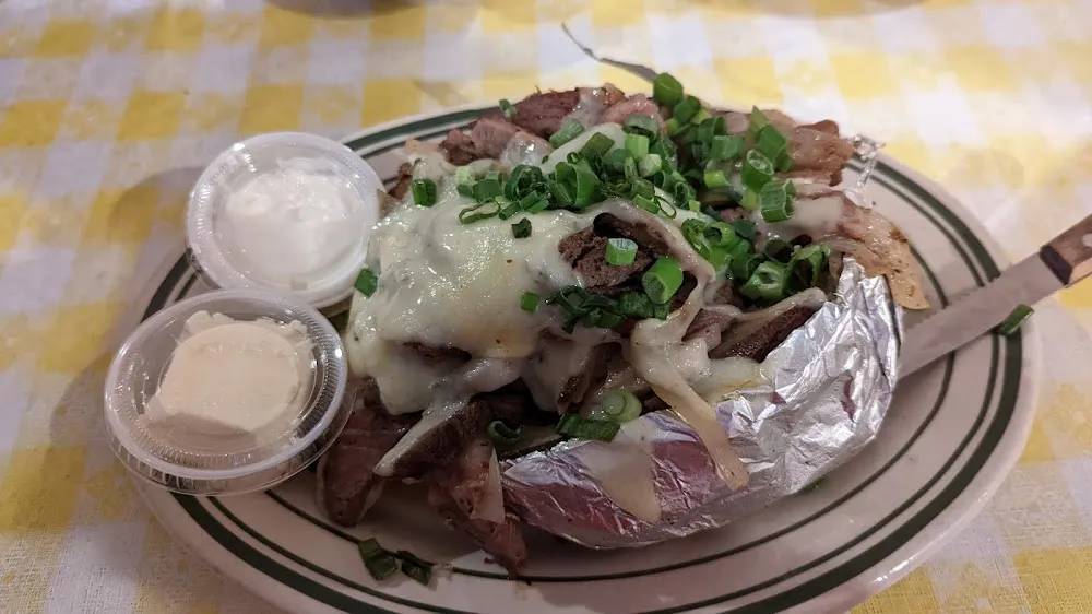 Seafood Stuffed Potatoes